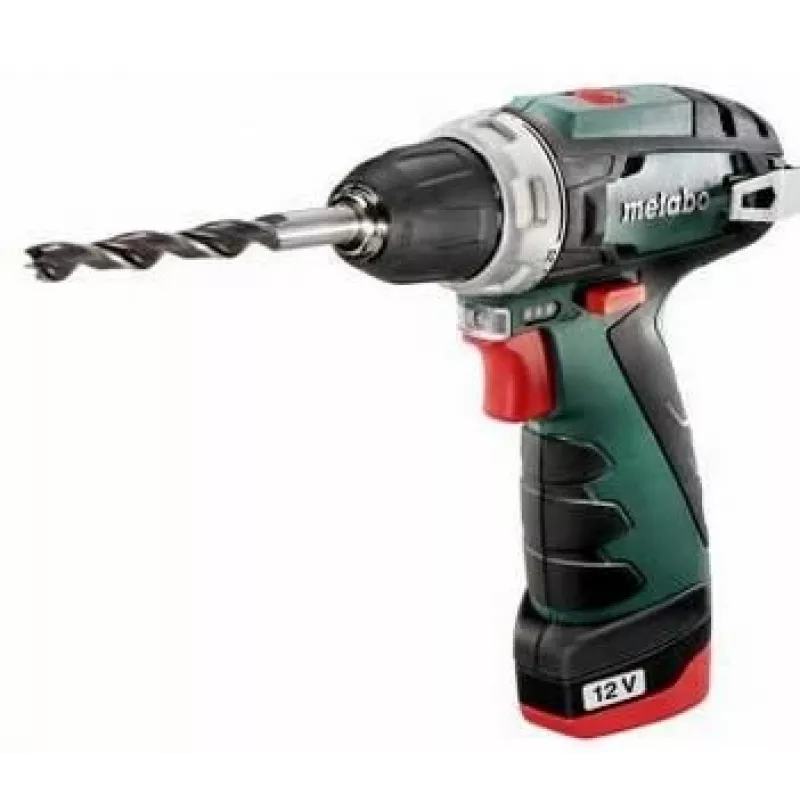 Pistolinis gręžtuvas Metabo POWERMAXX BS BASIC 1400 RPM, 800 g, greitai užveržiama griebtuvė