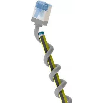 Goobay Ultra-Flexible CAT 6A Patch Cable slim U/FTP pilkas - itin trumpas kištukas (74306)