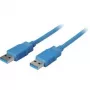 USB kabelis S/CONN 0,5 m USB 3.2 Gen 1 mėlynas