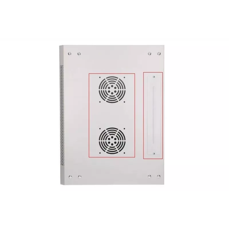 Extralink sieninis stelažas 12U 600x450 pilkos spalvos, metalinės durelės