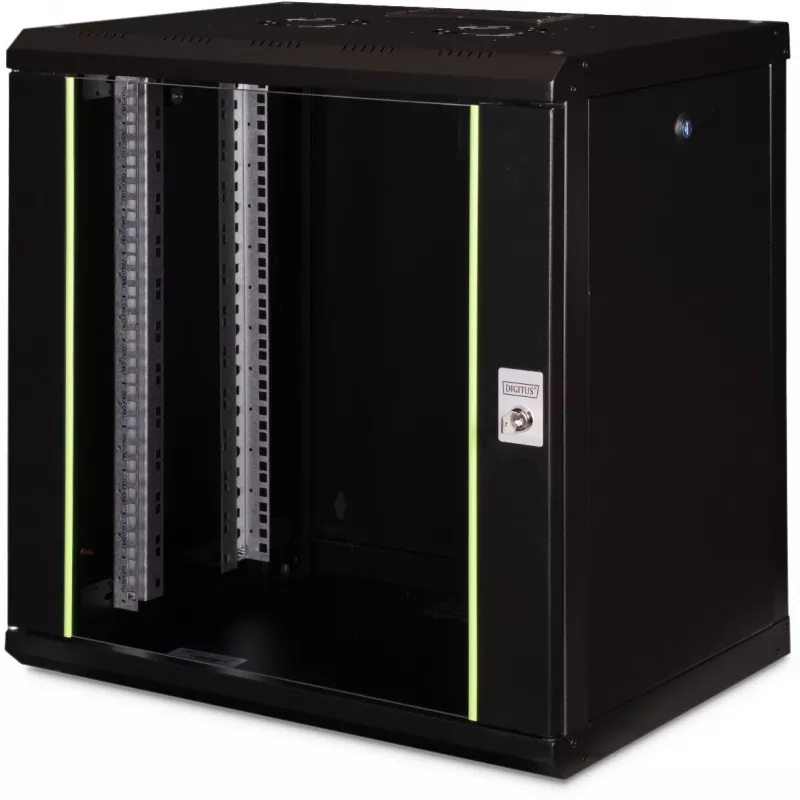Sieninis stovas Digitus DN-19 12-U-SW 19 inch 12U juodas