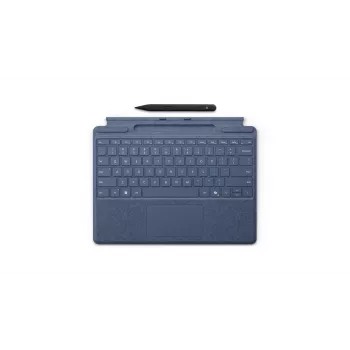 Microsoft Surface Pro klaviatūra su Slim rašikliu QWERTZ vokiškas mėlynas