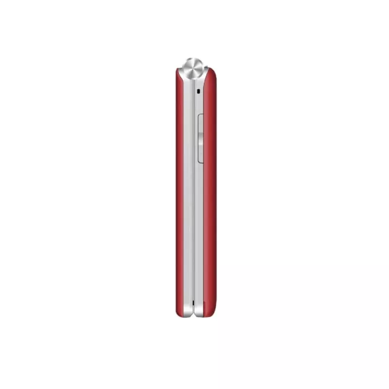 MAXCom Comfort MM835 sulankstomas telefonas, Dual SIM, 3,5 colio (8,89 cm) 320x480, 1400 mAh, raudonas