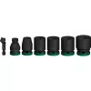 Bosch Powertools PRO 1/2 colio 7 dalių smūginių lizdų rinkinys, juodos spalvos
