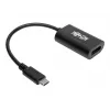 Tripp Eaton Tripp Lite Series USB-C į DisplayPort vaizdo adapteris 4K 60Hz, juodas, 15 cm