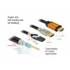 HDMI kabelis DeLOCK 85729 2 m HDMI A tipas standartinis juodas auksinis