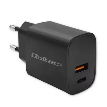 Maitinimo adapteris QOLTEC 52377 GaN 30W išėjimas 5–20V nešiojamiesiems įrenginiams