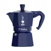 Moka puodas BIALETTI 0005411 rankinis kavos virimo aparatas, viryklei, 0.04 L, mėlynas