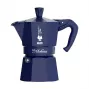 Moka puodas BIALETTI 0005411 rankinis kavos virimo aparatas, viryklei, 0.04 L, mėlynas