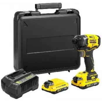 Stanley SFMCF820D2K akumuliatorinis suktuvas/smūginis suktuvas 2900 RPM Juodas, Geltonas