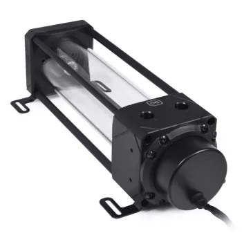 Alphacool Eisbecher Aurora 13326 rezervuaras su siurbliu, stiklas/acetilas, juodas/skaidrus