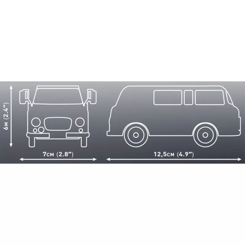 Konstrukcinis modelis Cobi Barkas B1000 24600 mastelis 1:35, detalūs blokeliai