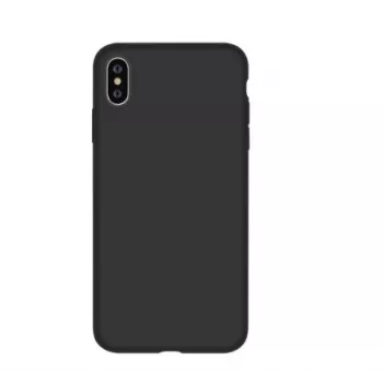 Apsauginis silikoninis dėklas Devia, skirtas iPhone XS Max (6,5 colio, juodas)