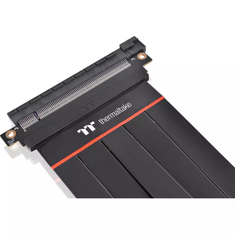 Thermaltake AC-058-CO1OTN-C1 PCIe 4.0 x16 riser pratęsimo kabelis, 0,3 m, juodas