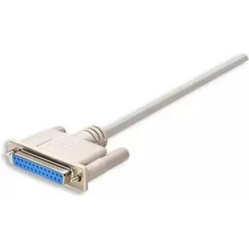 Manhattan 4.5 m DB25 M/F serijinis kabelis baltas DB25 F