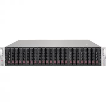Supermicro SuperChassis 216BE2C-R609JBOD – 2U važtuvinis korpusas su karšto keitimo SATA/SAS lizdais, 600 W, juodas