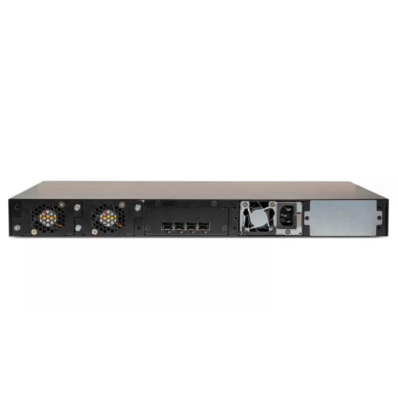 LANCOM XS-6128QF – valdomas L3 jungiklis, 16x 10 Gigabit SFP+ + 4x kombinuoti 10G SFP+/RJ-45 + 4x kombinuoti 25G SFP28 (aukštupis) + 2x kombinuoti 40G QSFP+ (aukštupis)