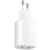 Įkroviklis Xiaomi Nano Turbo 45W Baltas — 2× USB‑C AC vidaus naudojimui išmaniesiems telefonams ir planšetėms