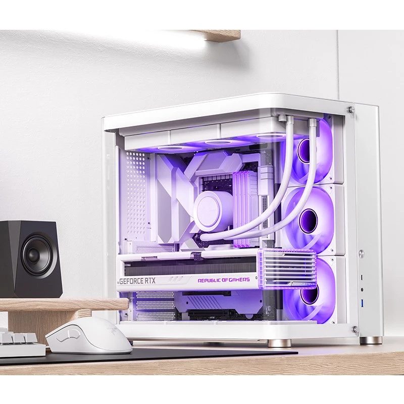 Korpusas Jonsbo TK-2 2.0 Midi Tower Juodas