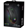 INCA Gaming Mouse IMG-327 4800 DPI. RGB. 6 mygtukai. USB. Juoda