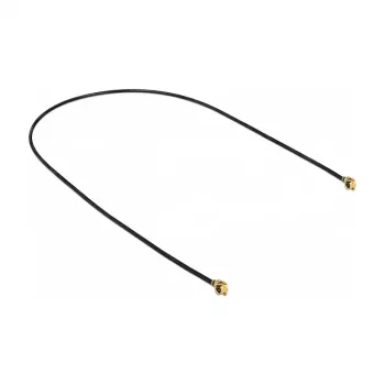 Koaksialinis kabelis DeLOCK 89609 0,3 m MHF (I-PEX) juodas auksuotas