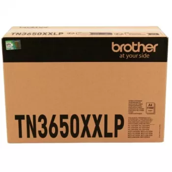 Kasetė su toneriu Brother TN-3650XXLP, suderinama, juoda, didelės išeigos, skirta DCP-L5510, HL-L5210, HL-L5215