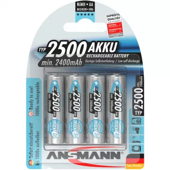 AA baterija Ansmann 2500mAh maxE plus nikelio-metalo hidrido NiMH