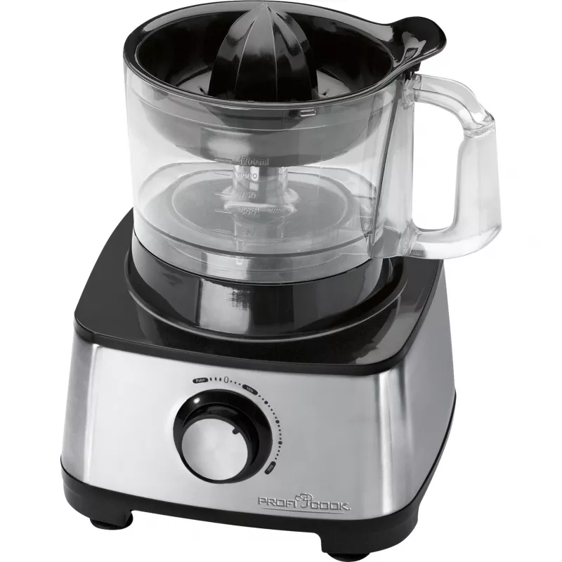 Virtuvinis kombainas ProfiCook PC-KM 1063 1200 W 1,75 l juodas, nerūdijantis plienas