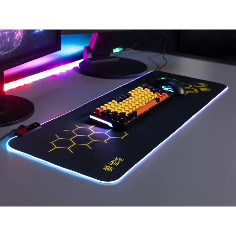 TRACER GAMEZONE Hexy1 RGB klaviatūros ir pelės kilimėlis 80/30/0,4