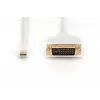 Kabelis DisplayPort 1.1a mini DP-DVI tipas MM 2.0m