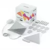 Nanoleaf NL47-0002TW-9PK trikampiai LED skydeliai – 9 vnt., RGB, montuojami ant sienos, AC maitinimas, balti
