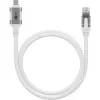 Tinklo kabelis Goobay 74180 USB C RJ-45 Cat6 10 m Baltas