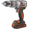 Akumuliatorinis gręžtuvas-suktuvas Black & Decker BCD383D2XK-QW 18 V, 2 Ah x2, 13 mm griebtuvas, oranžinis