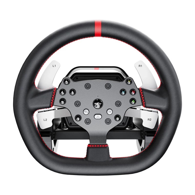 Vairo ir pedalų rinkinys PXN V10 Pro, PC, PS4, Xbox One, Xbox Series X|S, grįžtamojo ryšio, USB