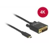USB-C į DVI adapteris DeLOCK 1m 85320