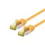 LOGON TCR6ASS030Y SSTP Cat6a jungiamasis laidas, 3 m, AWG26, LSOH, geltonas