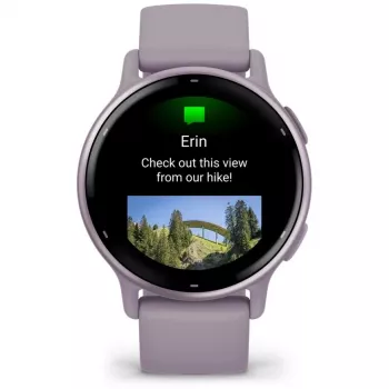 Garmin Vivoactive 5 3.05 cm (1.2) AMOLED skaitmeninis 390 x 390 pikselių liečiamasis ekranas Violetinis Wi-Fi GPS
