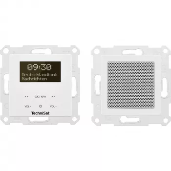 TechniSat DigitRadio UP 55 - DAB+ radijas - 2 x 2 W - Baltas (0001/3901)