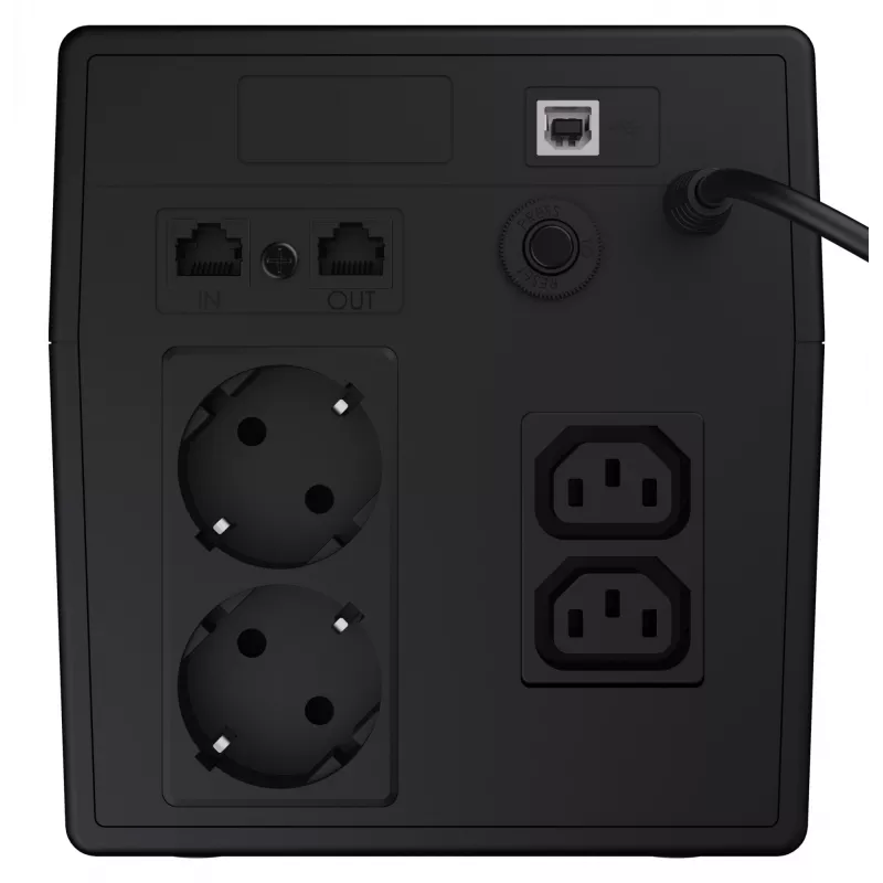 Green Cell UPS03 nepertraukiamo maitinimo šaltinis (UPS) Linijinis-interaktyvus 1.999 kVA 600 W 4 AC lizdai