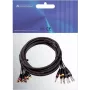 Audio snake kabelis Omnitronic 8×RCA į 8×1/4 colio mono lizdą, 15 m, modelis 30304748