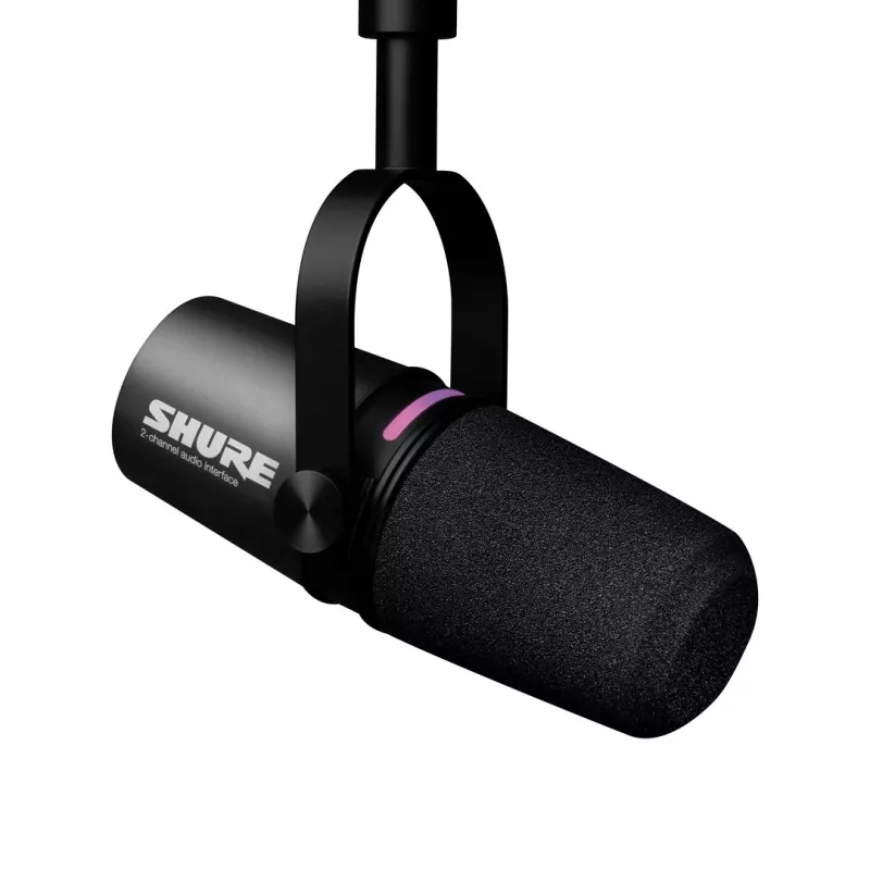 Shure MV7I – išmanus mikrofonas ir sąsaja