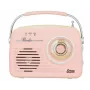 Retro stalinis radijas Eltra LUIZA RETRO SP-11 su MP3, USB ir SD kortele, rožinis