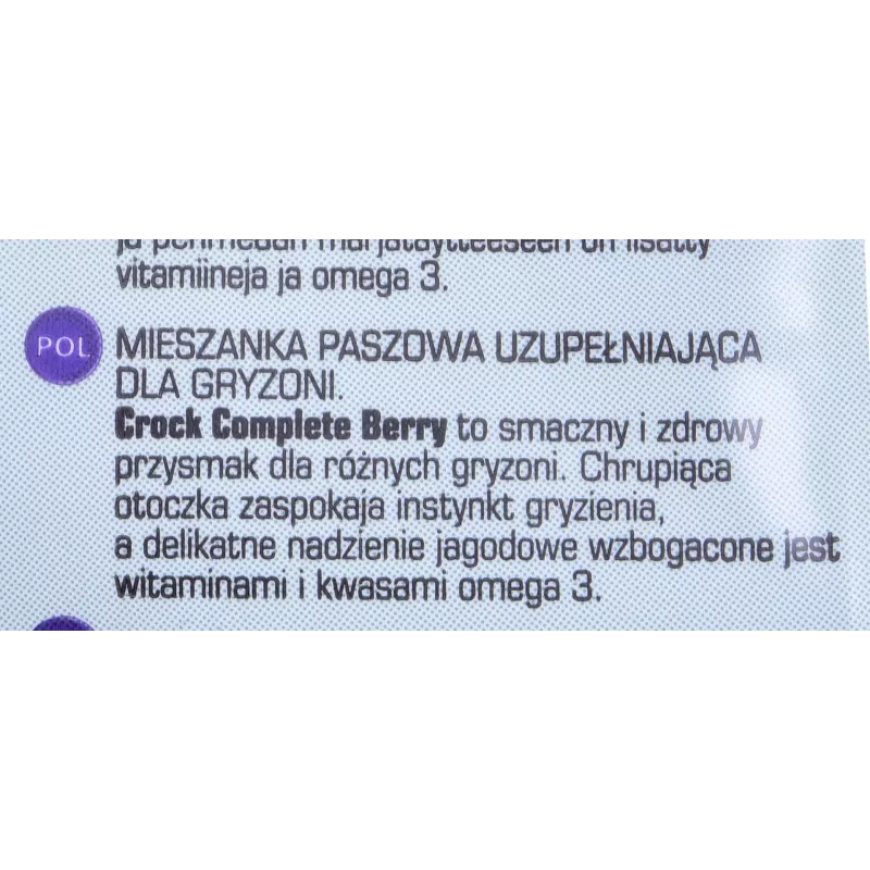 VERSELE LAGA Complete Crock Berry – skanėstas graužikams – 50 g
