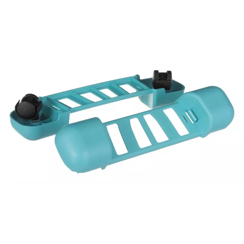 Šluostymo sistema Leifheit Clean Twist Mop Ergo mobile, vieno bako, mėlyna, su šluoste ir ratukais