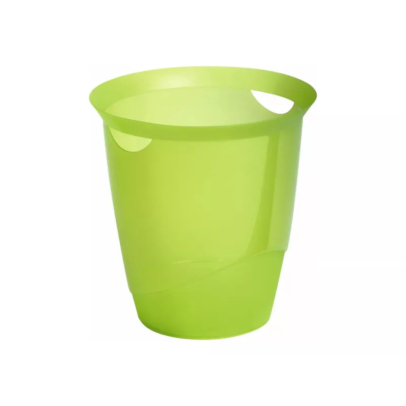 Apvali šiukšliadėžė Durable TREND 31,5 cm žalia permatoma