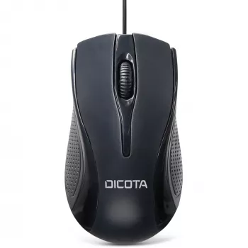 DICOTA D32011 – Laidinė pelė, optinė, 3 mygtukai, USB, juoda