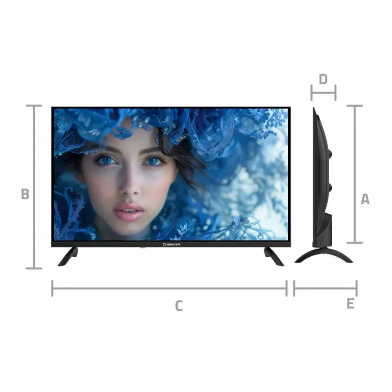 LED televizorius MANTA MATV001LHN32 32 colių HD Ready