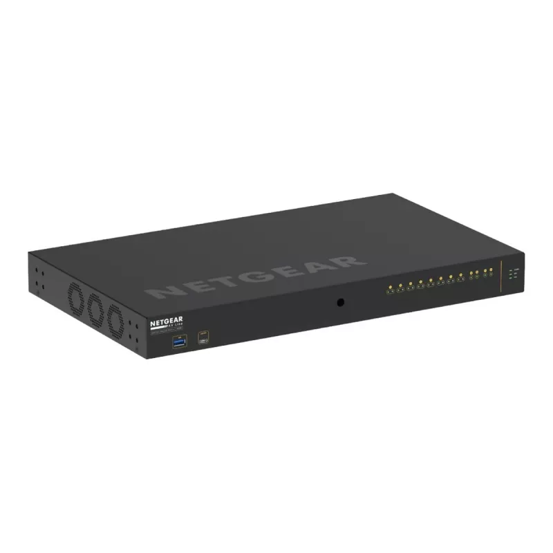NETGEAR M4250-10G2XF-PoE++ valdomas L2/L3 gigabitinis eterneto jungiklis su PoE (10/100/1000) 1U juodas
