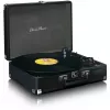 Lenco TT-115 juodas patefonas su diržine pavara, Bluetooth, USB-A, 3,5 mm ausinių lizdas, 4 W RMS, 33/45/78 aps./min.