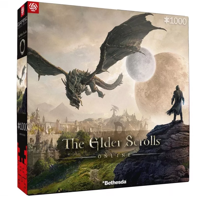 Dėlionė Good Loot The Elder Scrolls Online: Elsweyr — 1000 dalių, 683 mm pločio